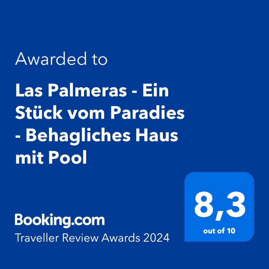 Las Palmeras - Ein Stück vom Paradies - Behagliches Haus mit Pool Algodonales Exterior foto